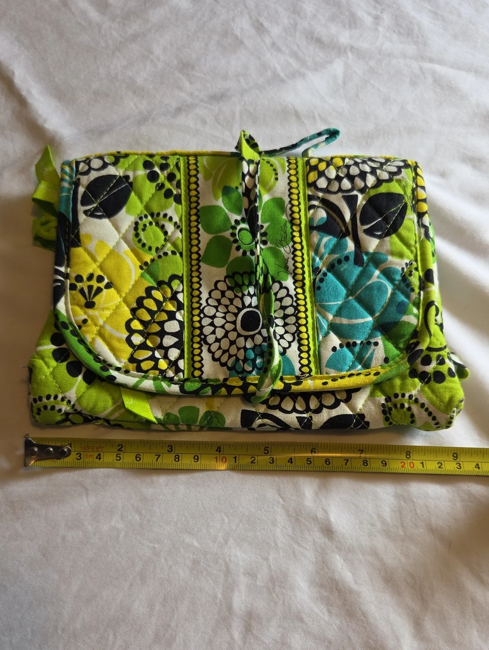 Vera Bradley Hanging Travel Organizer In Lime's Up Pattern